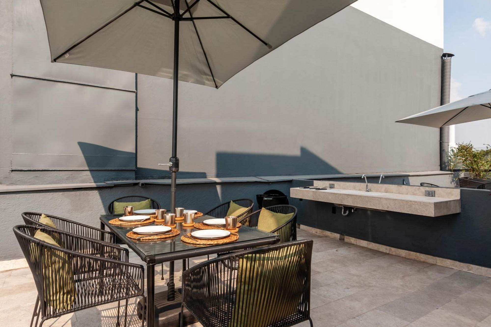 The Corner Condesa Lejlighedshotel Mexico By Eksteriør billede